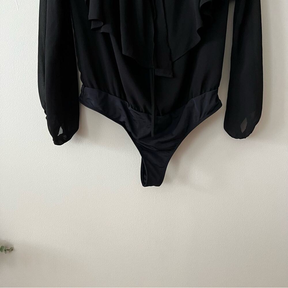 LPA Remi Black Off-the-Shoulder Bodysuit - Picture 4 of 9